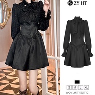 ZYHT EraVogue Womens Dresses Black Dresses A-line Dresses Vintage Dresses Formal Party Dresses Banqu