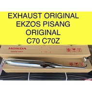 C70 EXHAUST ORIGINAL EKZOS PISANG ORI FOR C70 C70Z CUB LAMPU BULAT
