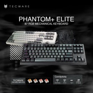 TECWARE Phantom+ Elite [87-Key] RGB Wireless Mechanical Keyboard [4 Switch Available]