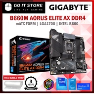 Gigabyte B660M AORUS ELITE AX DDR4 B660 LGA1700 Intel Motherboard