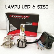 H4 H6 UNIVERSAL SIX-SIDED LED LAMP FOR ALL MOTORCYCLES