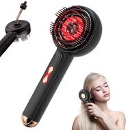 2025 New 2-in-1 Scalp Massager Electric Massage Comb Scalp Massage Brush With Hair Oil Dispenser 3 M