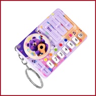 Music DJ Keychain Cute Backpack Decoration DJ Disc Player Keychain for Kids Boys Girls Children Scho