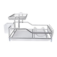 ALUMINIUM DISH RACK 碗碟收納架 2TIER TRAY SAKURA 35X55X28CM