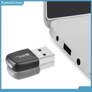 WIFI 6 USB Dongle Mini USB WiFi Card Adapter Black For PC Laptop Windows 7 10 11