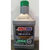 AMSOIL 100% Synthetic OE series 0W-20 / 0w20 MOTOR OILC 1QT / 946ml