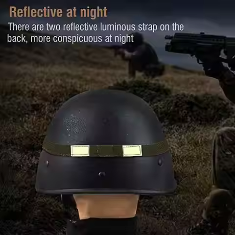 Tactical helmet with reflective elastic M1 M88 MICH helmet with outdoor combat hunting accessories