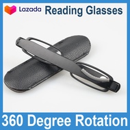 Kính Đọc Sách Gập 2020 360 Độ Xoay Nam Nữ Có Thể Gập Lại Có Vỏ Kính Presbyopic Có Thể Gập Lại 1.0 1.