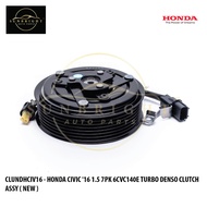 HONDA CIVIC '16 1.5 7PK 6CVC140E TURBO DENSO CLUTCH ASSY ( NEW )