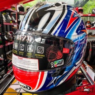 Helm Second scnd 2nd Arai RX-7X Nakano Red Original Sign Size M