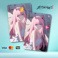 Darling in the Franxx Tng - Touch n Go Card Sticker Cover TNG / MASTER / VISA / CREDIT/ DEBIT CARD S