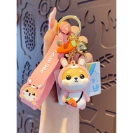 B. b. Zodiac Car Keychain Pendant Female Exquisite Benming Year of the Dragon Year of the Snake Doll