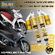 โช๊คหลัง OHLINS HO 647 for HONDA WAVE125i แท้100% ชำระยอดเต็ม One