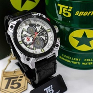 Original Jam T5 3709 Terbaru / Chrono Aktif / Tanggal Aktif Jam Kulit T5 Chrono T5 3709G