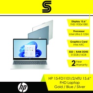 HP 15-FD1101/2/4TU Laptop (15.6" FHD/U5-125H/Intel ARC/512GB SSD/16GB DDR5/Win11)