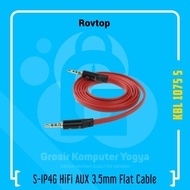 Rovtop S-IP4G HiFi AUX 3.5mm Flat Cable Audio Cable - 1m