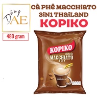 Cà Phê Kobiko Macchiato 3in1 Chính Hiệu Thái Lan - Kobiko Macchiato 3in1 Instant Coffee Thailand 480