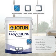 JOTUN 18 LITER ESSENCE EASY CEILING MATT WHITE PAINT/ CAT PUTIH MATTE SILING, KORNIS, CAT PUTIH DIND