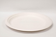 9" Biodegradable Plate [White] 50 pieces