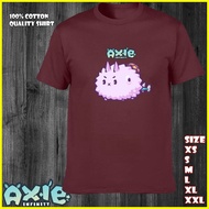 ✹ ◧ ❈ AXIE INFINITY Cute Purple Axie Monster Shirt Trending Design Excellent Quality T-Shirt (AX45)