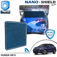 D Filter กรองแอร์ ใช้สำหรับ Honda ฮอนด้า Hr-v สูตรนาโน ผสม คาร์บอน (D Protect Filter Nano-Shield Ser