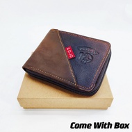 Dompet Lelaki / Leather Wallet Men / Zip Wallet Men / Dompet Kulit Men / Beg Duit Lelaki / Bag Duit 