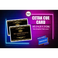 [Digital Printing] MC Cue Card Printing - A5 Size Magnetic Clamp Finish