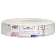 room_shop101 BCC สายไฟ VAF 2x2.5 ตร.มม. 100 m. สีขาว