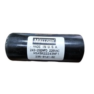 Motor Start Capacitor Mallory, 243-292MFD 220 VAC (size: 4.6CM x 8.2CM)(size: 11.2cm. x 4.5cm.)