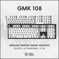 ZUOYA GMK 108 Full Size Trimode Custom Mechanical Keyboard GMK108