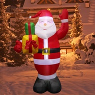 Christmas Inflatable Santa Claus Outdoor Yard Lawn Decoration Supplies Holiday Display Inflatable Sa