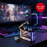 M25   Fon Telinga Bluetooth Stereo Tanpa Wayar M25 Kalis Air HD Headset Permainan Kawalan Sentuh Ear