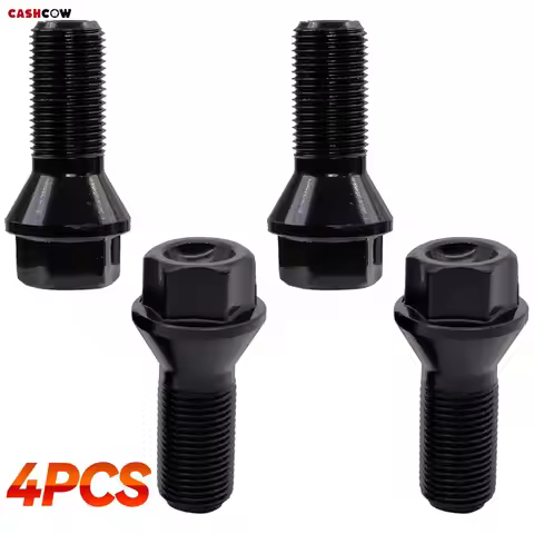 4 × For BMW X3 X5 X6 E70 E71 F20 F25 428i 528i M4 M5 Z4 Car Wheel Lug Bolts Nut Steel 36136781151 Bl