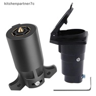 kit7c Premium 7 Pin Trailer Plug with Brass Terminals, Heavy-Duty 7 Way KNE