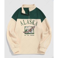 Combination Rugby Sweater Jacket/Men Women Rugby Sweater/Premium Crewneck Hoodie