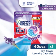 Breeze 5 In 1 Capsules Pouch Fresh Lavender (420g)