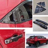 honda hrv 2022-2023 new facelift carbon fiber rear door handle cover accessories hrv baru aksesori