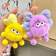 Cartoon Cute Bow Briquette Elf Doll Keychain