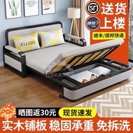 沛晟折叠沙发床两用单人坐卧两用多功能可拆洗布艺沙发床小户型家用
