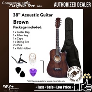 ✵✹38 Inch (Custom Name/ Engrave) Acoustic Guitar Package (COMBO Set/ Gitar Akustik/ Kapok/ Engrave/ Ukir)