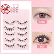 3d Manga False Eyelashes Naturalfluffy Daily Makeup Makeup Extension Tools Eyelashes E5t1