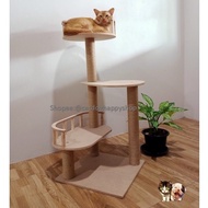 MIMICAT 4-Storey Cat Condo Made From Good Quality Smooth Plywood. toy&Condo