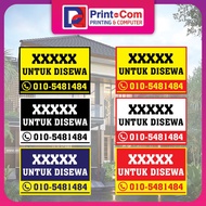 Banner Printing Custom Banner Property House for Sale/Rent