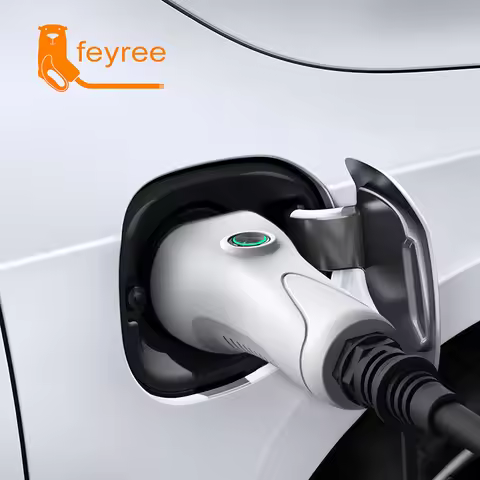 feyree V2L Cable Electric Car Side Discharge Plug EV Charger Type2 16A with EU Socket Outdoor Power 