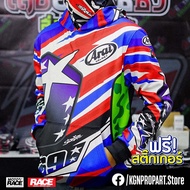 เสื้อฮู้ดHAYDEN 69 อาราอิ ฮู้ดพิมพ์ลาย KGNPRO ใส่ขับรถ กันแดดกันลมได้ดี Motorcycle Jacket Hoodie