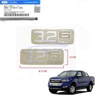 2 Pieces Genuine Center 3.2 6 speed Sticker Car Decoration FORD RANGER T6 PX 2012-2018 (AB392116C144