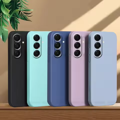 For Samsung A17 Case Cover Samsung Galaxy A17 Capas New Liquid Silicone Original TPU Bumper Shockpro