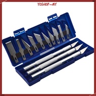 【YOSHOP】13PCS Precision Cutter Set Exacto Hand Carving Tool Arts & Craft Hobby Kit