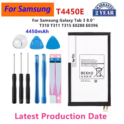 Brand New Tablet T4450E Battery 4450mAh For Samsung Galaxy Tab 3 8.0'' T310 T311 T315 SM-T310 T3110 
