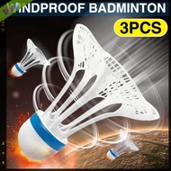 3PCS New Badminton Windproof Outdoor Shuttlecocks for Training Badminton